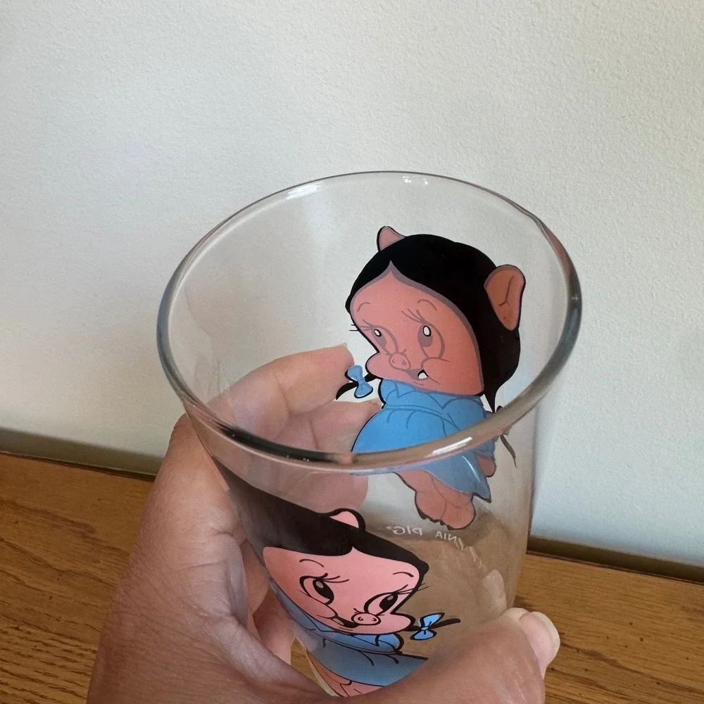 Vintage 1973 Pepsi Collector Series Petunia Pig Warner Bros Glass‎ Tumbler